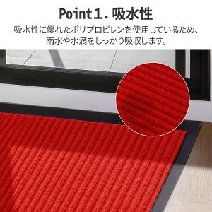 玄関マット 屋外 吸水マット 玄関 ドアマット...の詳細画像1