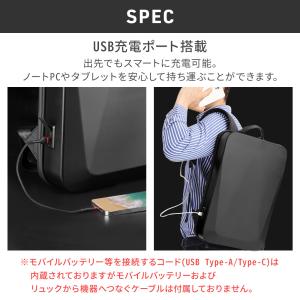 ビジネスリュック メンズ 防水 大容量 a4 ...の詳細画像1