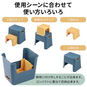 踏み台 2段 子供 おしゃれ ステップ台 ステ...の詳細画像1