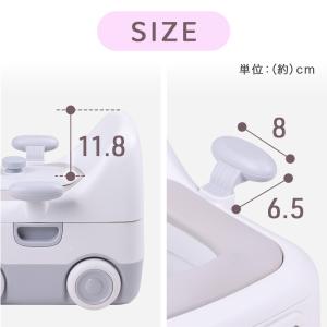 オマル トイレ型 おまる 洋式 車型 補助便座...の詳細画像4