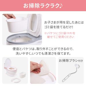音が鳴る 流水音 おまる オマル トイレ型 洋...の詳細画像4