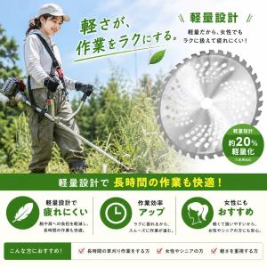 チップソー 255 草刈機 替え刃 草刈機刃 ...の詳細画像3
