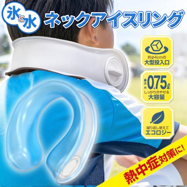 ネッククーラー 氷 アイシング 氷嚢 スポーツ観戦 氷のう 暑さ対策 グッズ 熱中症対策  野球 サ...