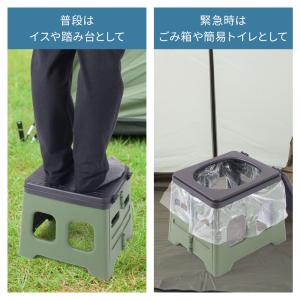 簡易トイレ 折りたたみ 携帯トイレ 非常用トイ...の詳細画像1