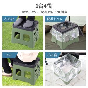 簡易トイレ 折りたたみ 携帯トイレ 非常用トイ...の詳細画像2