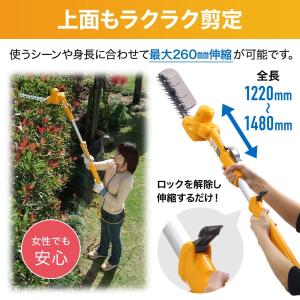 ヘッジトリマー リョービ 電動 ポールヘッジト...の詳細画像3