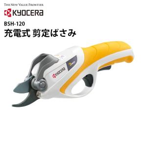 剪定ばさみ 充電式 電動 電動剪定ばさみ リョービ 京セラ BSH-120 RYOBI 充電式剪定ばさみ 剪定鋏 充電式 軽量 枝 ガーデニング ハサミ｜Relieve