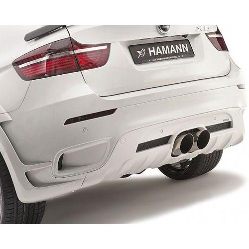 HAMANN BMW X6 E71 リアスカート 2本出しマフラー用