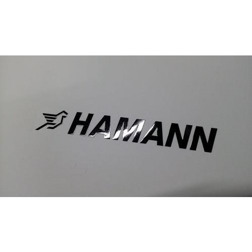 HAMANN BMW エンブレム ブラック メタル素材 ハーマン BENZ フェラーリ ポルシェ ラ...