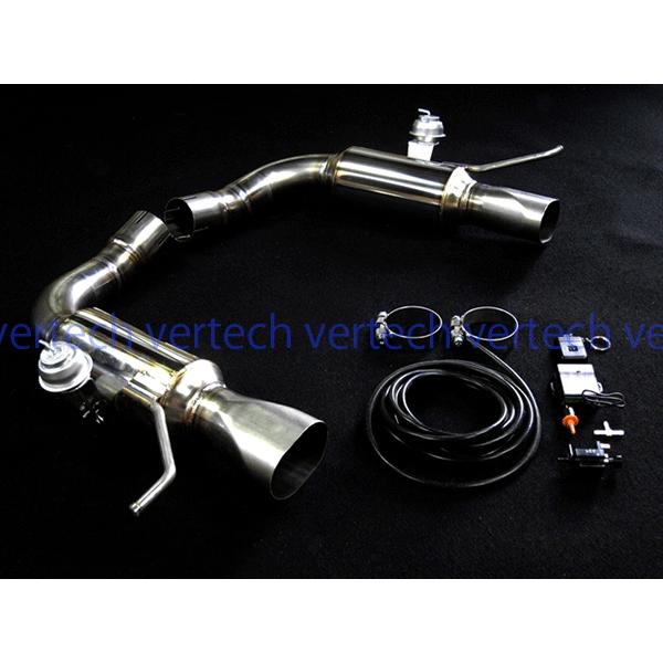 MIRACLE BENZ R230 AMG SL65 BLACK SERIES 可変リアマフラー ミ...