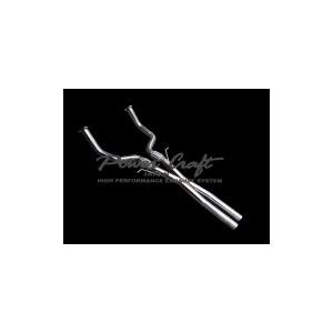 POWERCRAFT AUDI S8 plus フロントパイプ マフラー パワークラフト アウディ