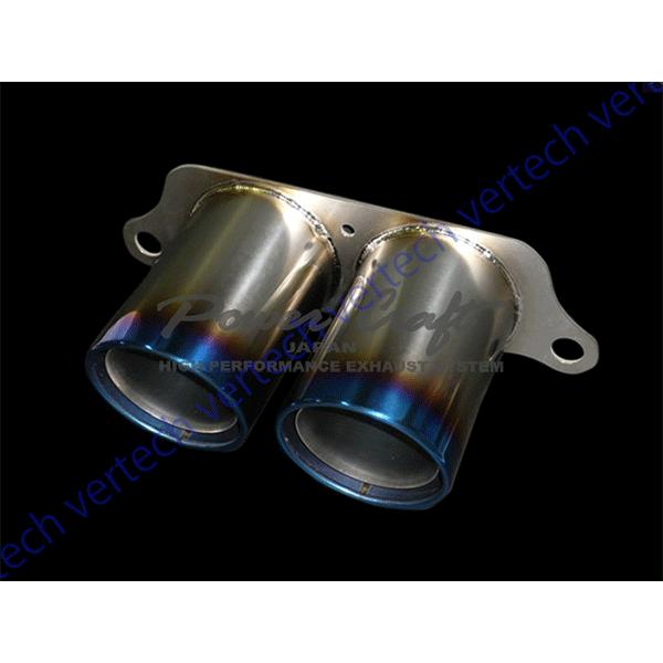 POWERCRAFT PORSCHE 997 GT3 マフラー カッターエンド テールフィニッシュ ...