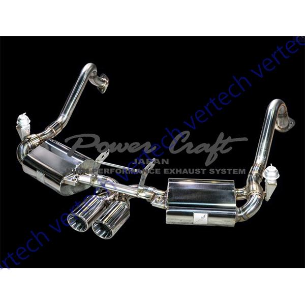 POWERCRAFT PORSCHE  718 ボクスター エキゾーストバルブ付 可変マフラー