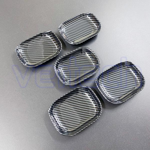 BENZ W463 Gクラス カーボン調 ブラック艶有 ドアハンドルカバー アウターカバー 5点セッ...