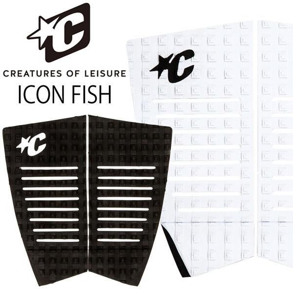 デッキパッド サーフィン CREATURES DECK GRIP ICON FISH フィッシュテー...