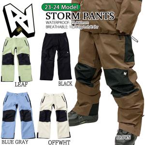 スノーボード ウエア ウェアー 23-24 AA HARDWEAR ダブルエー STORM PANTS ストームパンツ 23-24-PT-AA｜vertex73