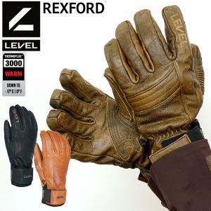 スキー スノーボード グローブ 23-24 LEVEL レベル REXFORD レックスフォード 23-24-GR-LVL｜vertex73