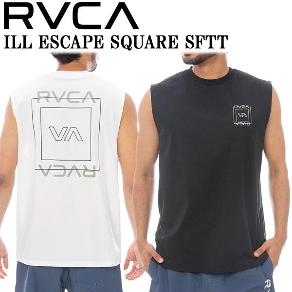 ルーカ ラッシュガード メンズ RVCA ILL ESCAPE SQUARE SFTT サーフタンク...