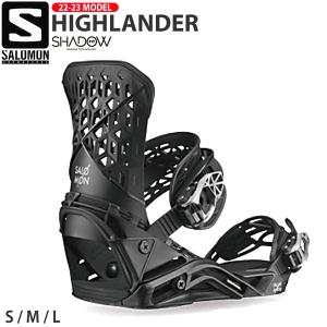 スノーボード ビンディング バインディング 21-22 SALOMON サロモン HIGHLANDER ハイランダー BLACK 21-22-BD-SLM