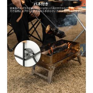 火バサミ 火吹き棒 一体型 火バサミ 薪バサミ...の詳細画像2