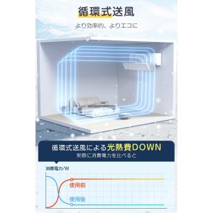 エアコン風よけ 壁掛け式 エアコンルーバー 角...の詳細画像5