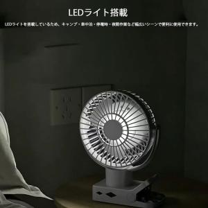 卓上扇風機 クリップ扇風機 自動首振り 静音 ...の詳細画像4