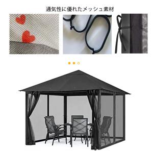 タープテント専用防虫ネット バグガード 蚊帳 ...の詳細画像3