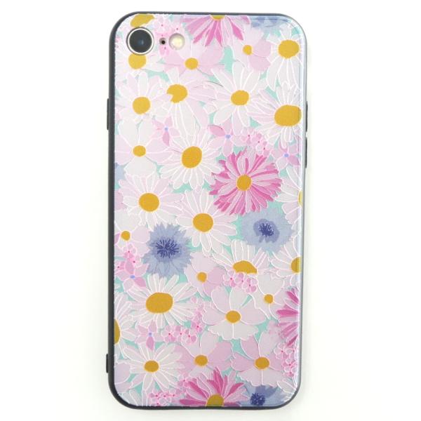 iPhone SE3 iPhoneSE2 iPhone8 iPhone7 ケース エンボス 花笑み ...