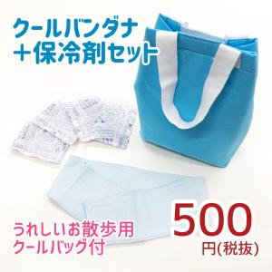 犬 服 VERY　クールバンダナ＋保冷剤セット お散歩クールバッグ付き 500円 ネコポス可 在庫限り