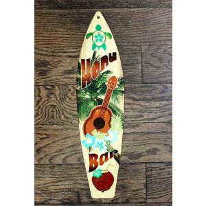 ウッド サーフボード ウォール サイン Big Kahuna Surf Club Shark