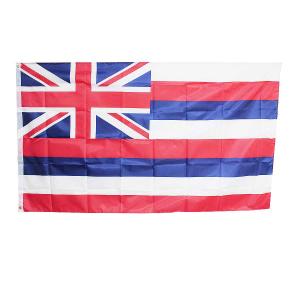 ハワイ フラッグ 州旗 旗 ハワイ州 ポリエステル製 約１５０×９０ｃｍ ハワイ ハワイアン 雑貨 インテリア