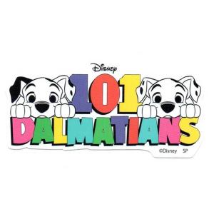 １０１匹わんちゃん ダルメシアン ステッカー ロゴ柄 101 DALMATIANS ディズニー｜veryberry