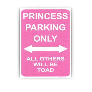 プリンセス PRINCESS PARKING ONLY ステッカー 屋外対応 防水 耐水 ビニール素...