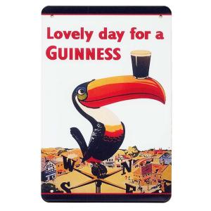 ギネスビール オオハシの風見鶏柄 GUINNESS ミニサイズ  お酒系 アメリカンブリキ看板 サイ...