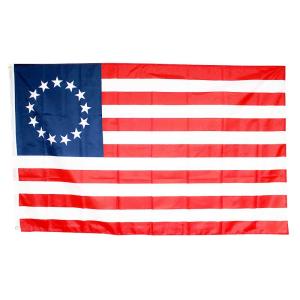 星条旗 Betsy Ross Flag フラッグ ベツィーロスフラッグ 旗 ポリエステル製 約１５０×９０ｃｍ アメリカ雑貨 インテリア｜veryberry