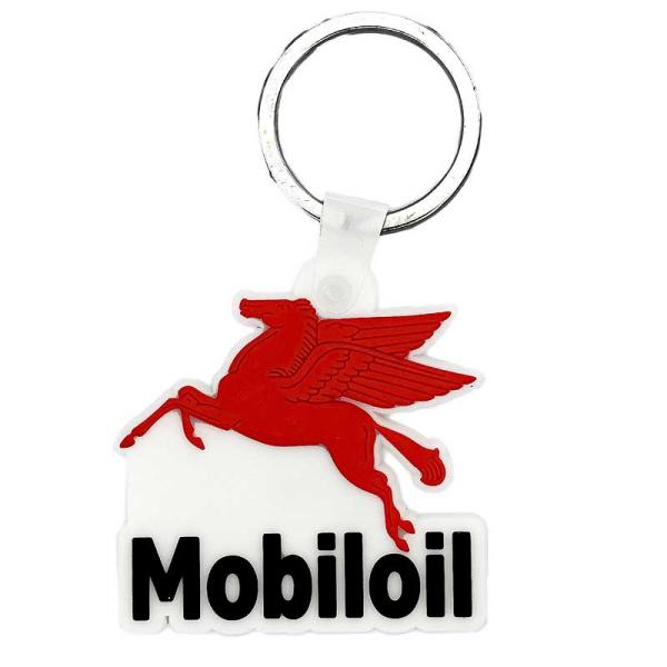 モービル ペガサス キーホルダー ラバー製 モービルオイル アメリカン雑貨 おしゃれ ガレージ モー...