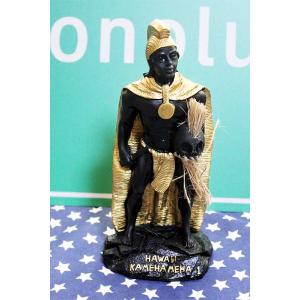 カメハメハ大王 置き物 ウォリアー ヘヴィーウエイト レジン製 ハワイ ハワイアン雑貨 インテリア