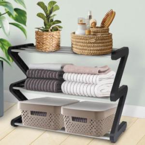 マルチ収納ラック8段 E1-MS60GRY / 収納 ラック マルチ 8段 ワード