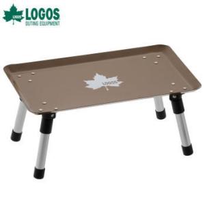 ミニテーブル トレー型天板 テーブル ロゴス LOGOS スタックカラータフテーブル（ヴィンテージキ...