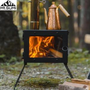 マウント・スミ ストーブ 薪ストーブ 小型二次燃焼ストーブ 大きなガラス窓 Mt.SUMI アウトド...