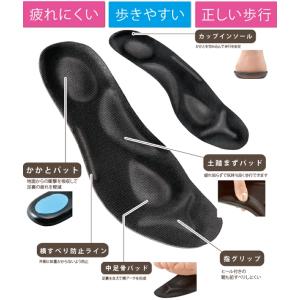メイダイ インソール 中敷 靴 土ふまず パッ...の詳細画像4