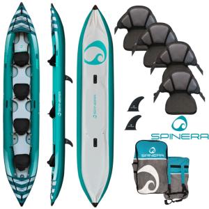 SPINERA 25132 Hybris 510 インフレータブル カヤック 4人乗り フルセット カヌー スピネラ ハイブリス 510 強化 PVC チューブ シーカヤック フィッシング