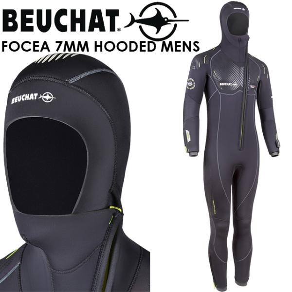 BEUCHAT ブシャ ブッシャー FOCEA  メンズ 男性 フード付き  フード  7ｍｍ 7ミ...