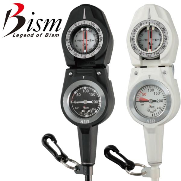 BISM ビーイズム ゲージ 残圧計 コンパス 水深 NAVIGATION GAUGE ナビゲーショ...