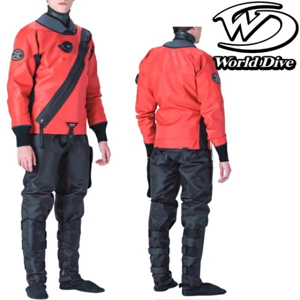 ワールドダイブ IC9700R シェルドライスーツ ドライスーツ シェル DRY SUITS スラッ...