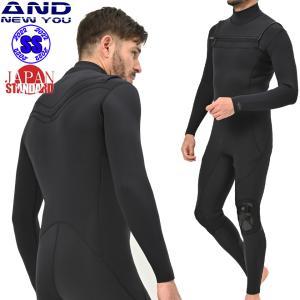 フルスーツ 3mm 3ミリ チェストジップ ANDNEWYOU  フロントジップ