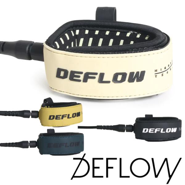 DEFLOW PERFORMANCE COMP 6ft 6mm リーシュコード 6ft x 6mm ...