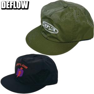 DEFLOW Surf Cap BLACK KHAKI サーフキャップ サーフハット デフロー サーフィン マリンスポーツ キャップ 帽子 UVP CAP