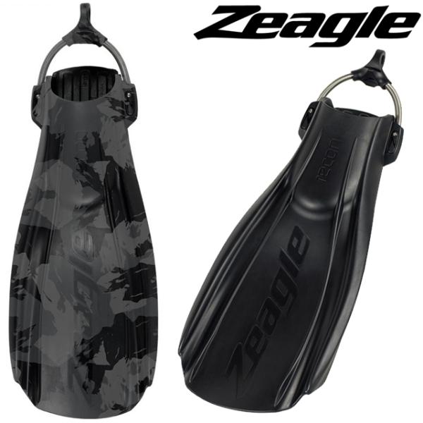 Zeagle ジーグル Recon ダイビング フィン スプリングストラップ ラバーフィン ゴムフィ...