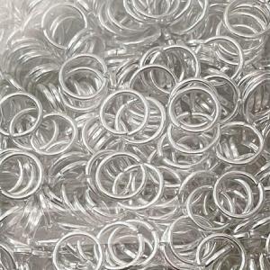 金具　丸カン　厚み約0.8mm×直径6mm 約25g　色選択